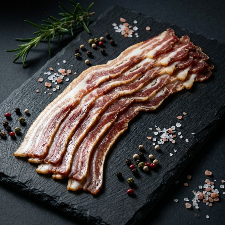 Bauch roh geräuchert