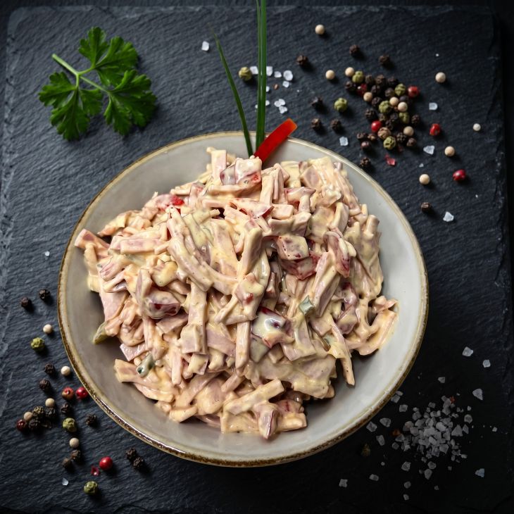 Feuriger Fleischsalat